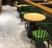<b>坪山主題餐廳案例實木餐桌椅家具</b>